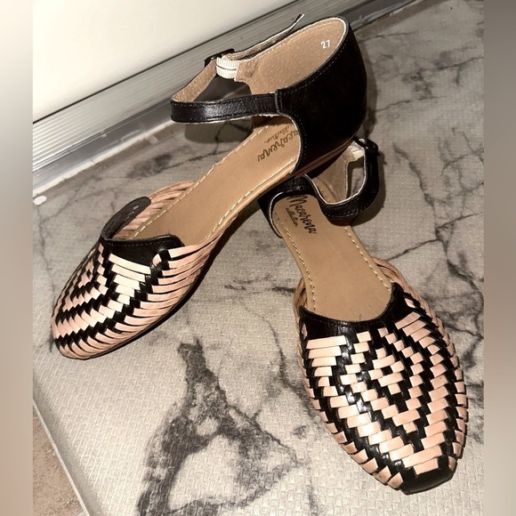 Macarena women’s bohemian woven Mexican Huarache sandal fisherman mex 27 us 10 - Picture 1 of 8